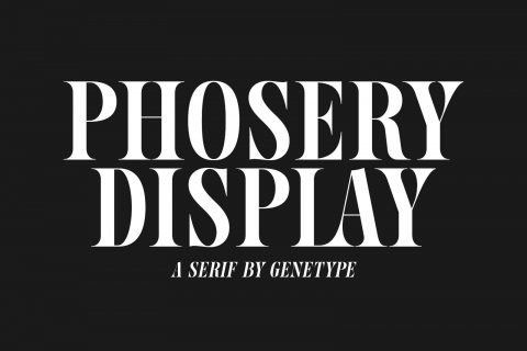 Phosery Display Serif&nbsp;Typeface