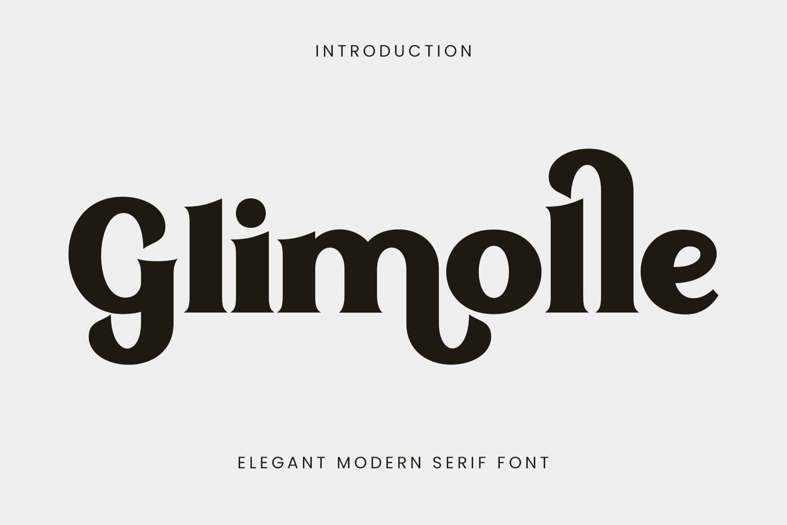 Glimole – Elegant Modern Serif Font for Luxury Branding — image 1