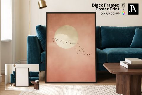Black Framed Poster | DIN A PSD