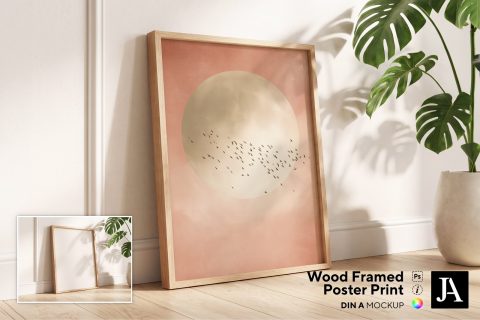 Wood Framed Poster | DIN A PSD