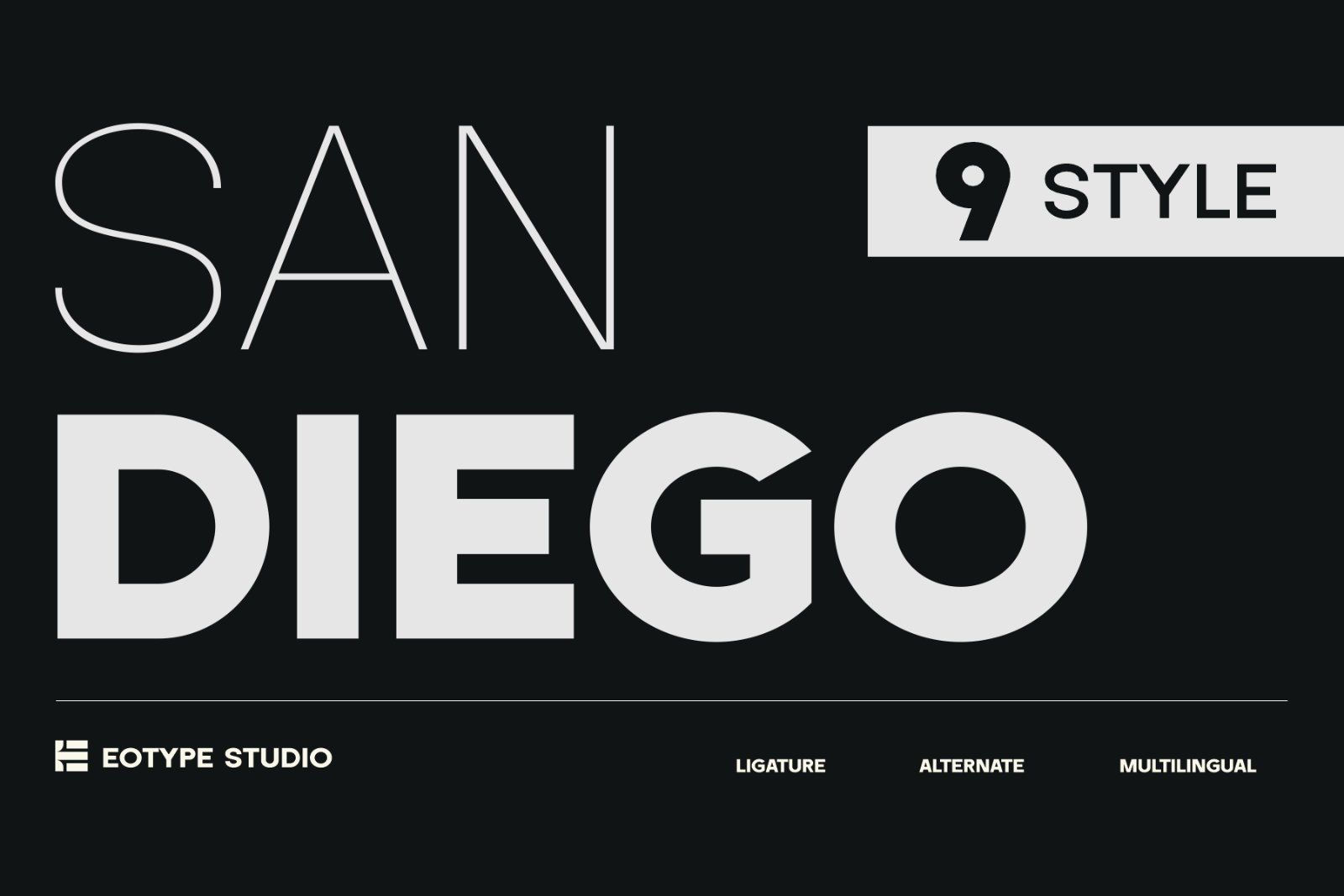 Sand Diego Family Font — image 1