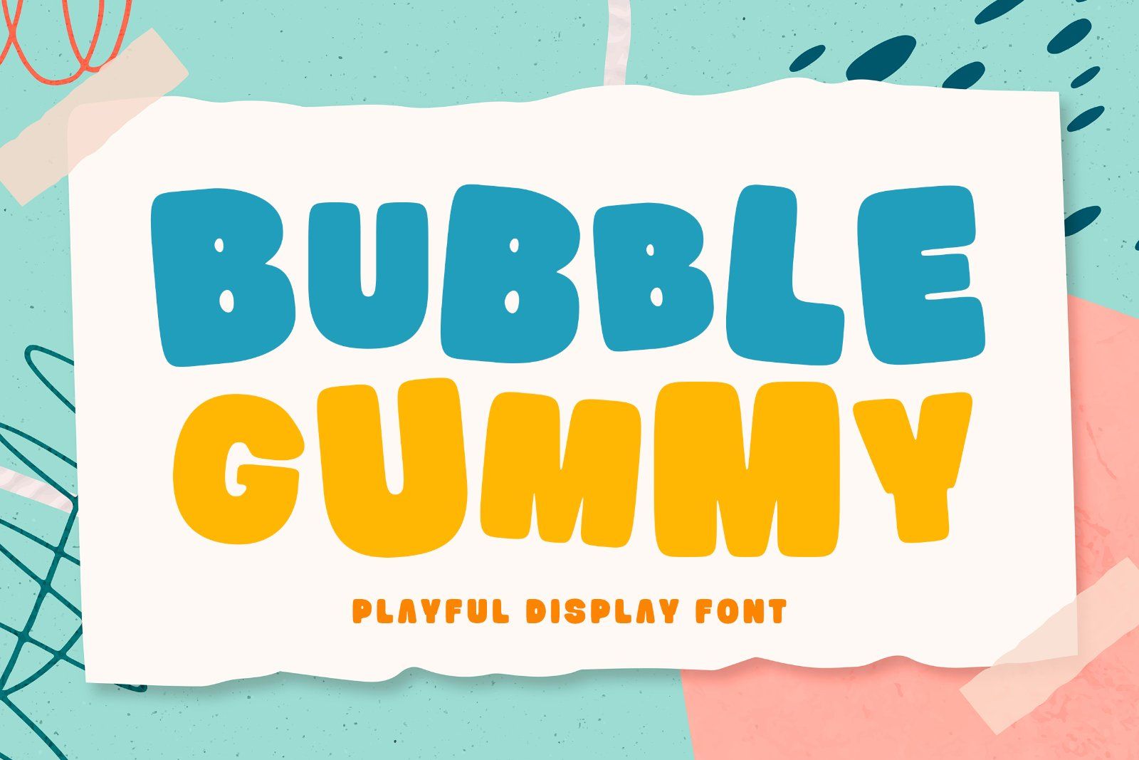 Bubble Gummy | Playful Display Font — image 1