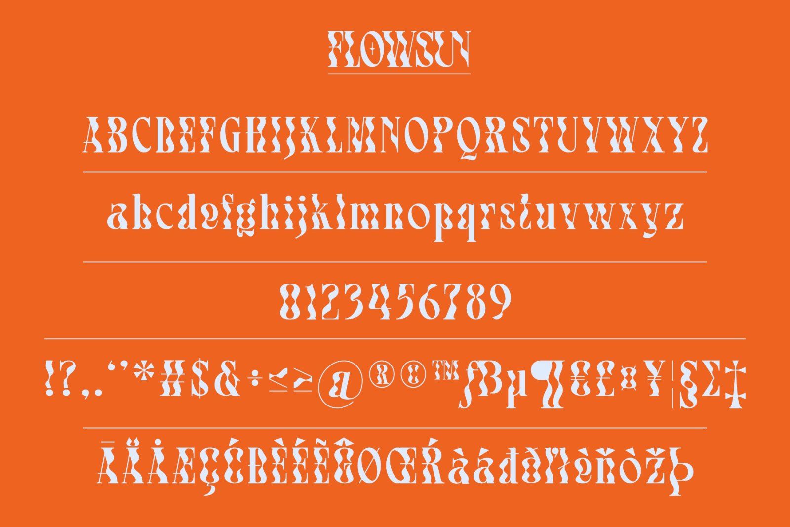 Flowsun Typeface — image 10