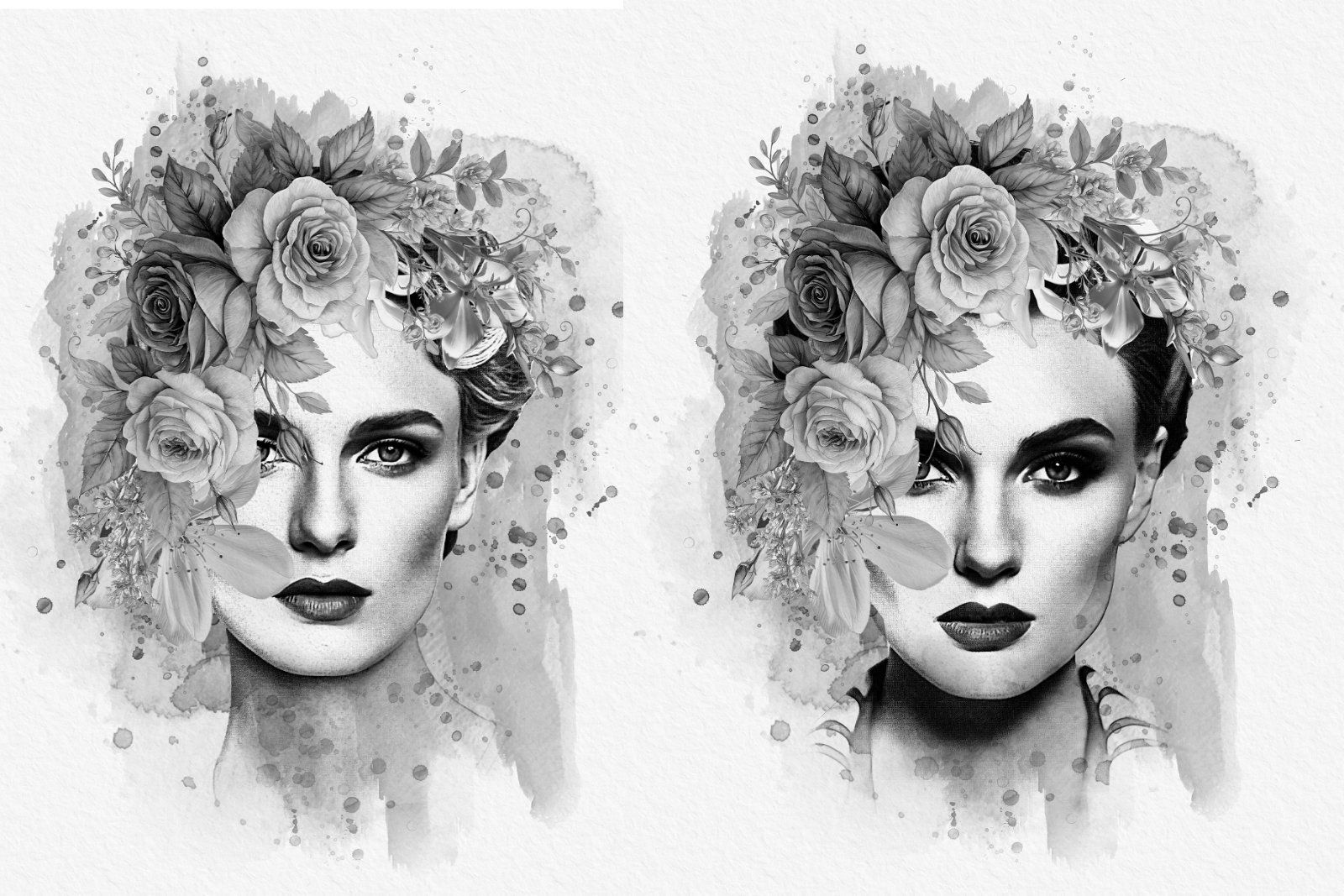 Flower Decoration Photo Template — image 11