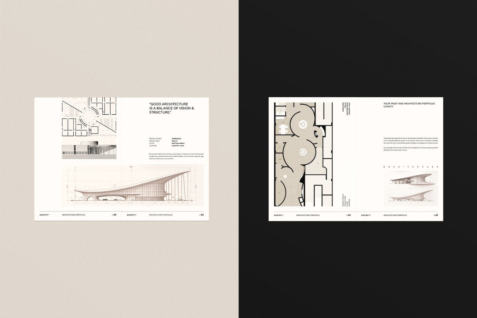 Architecture Sketch Design Portfolio Template — image 10