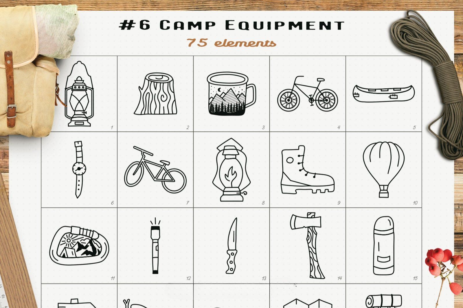 Simple Camp Scenes Creation Kit — image 11
