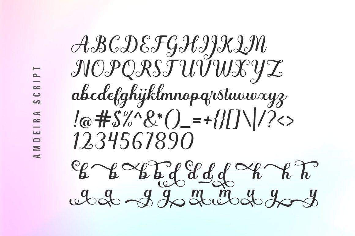 Amdeira Script — image 10