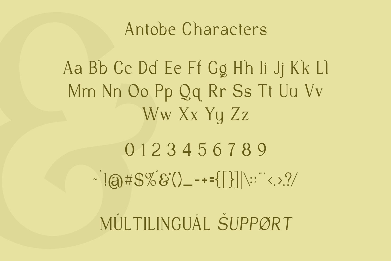 Antobe – Modern Serif — image 10