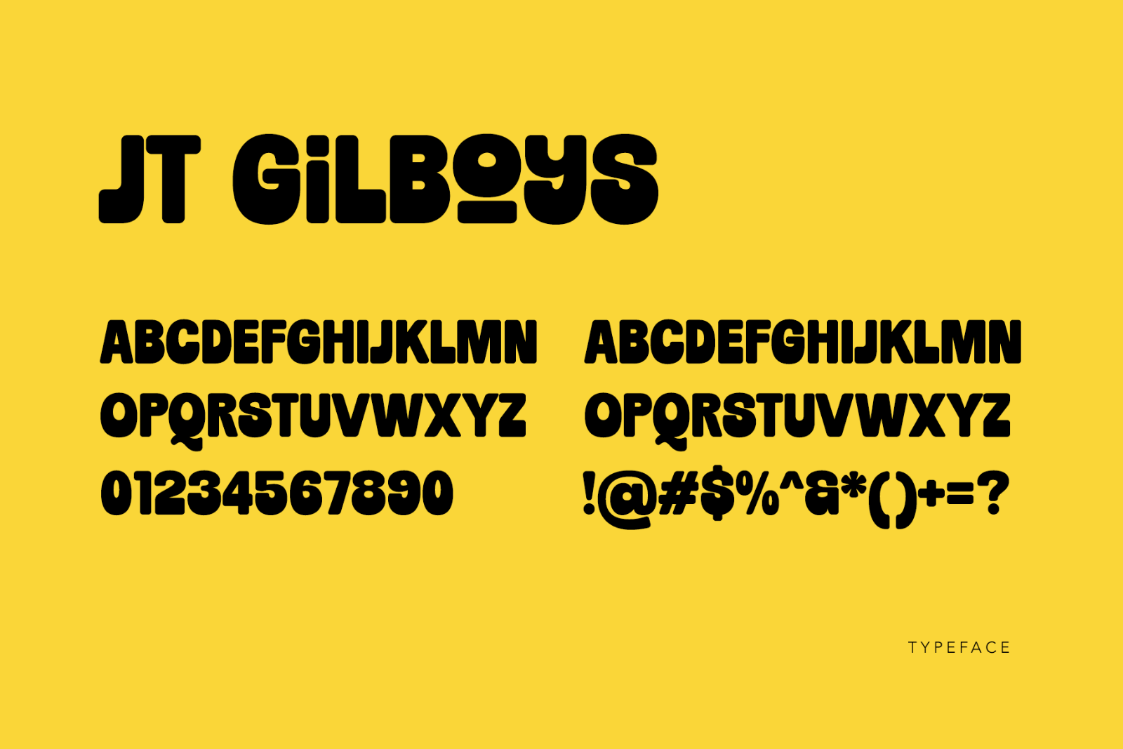 Jt Gilboys | Display Font — image 11