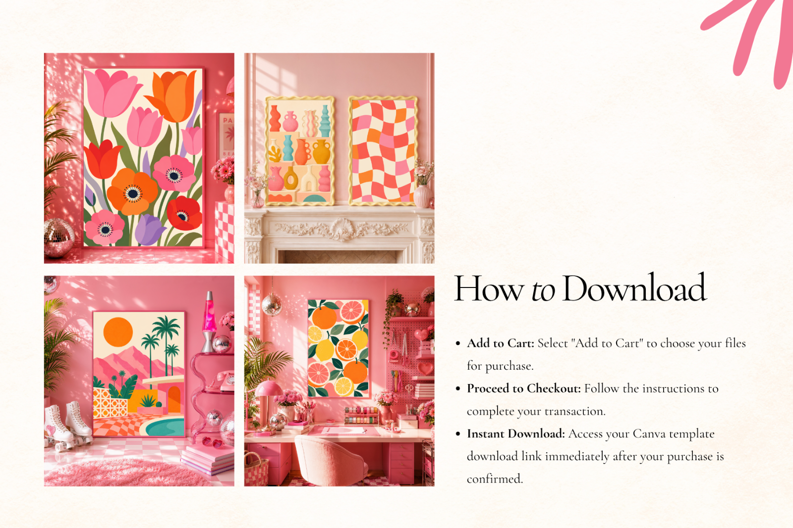 50 Girly Pink Aesthetic Frame Mockup — image 10