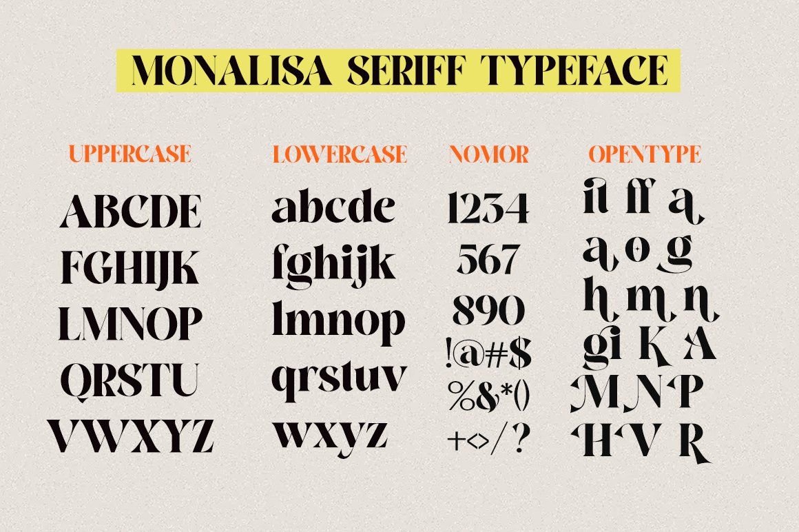 Monalisa Serif — image 10