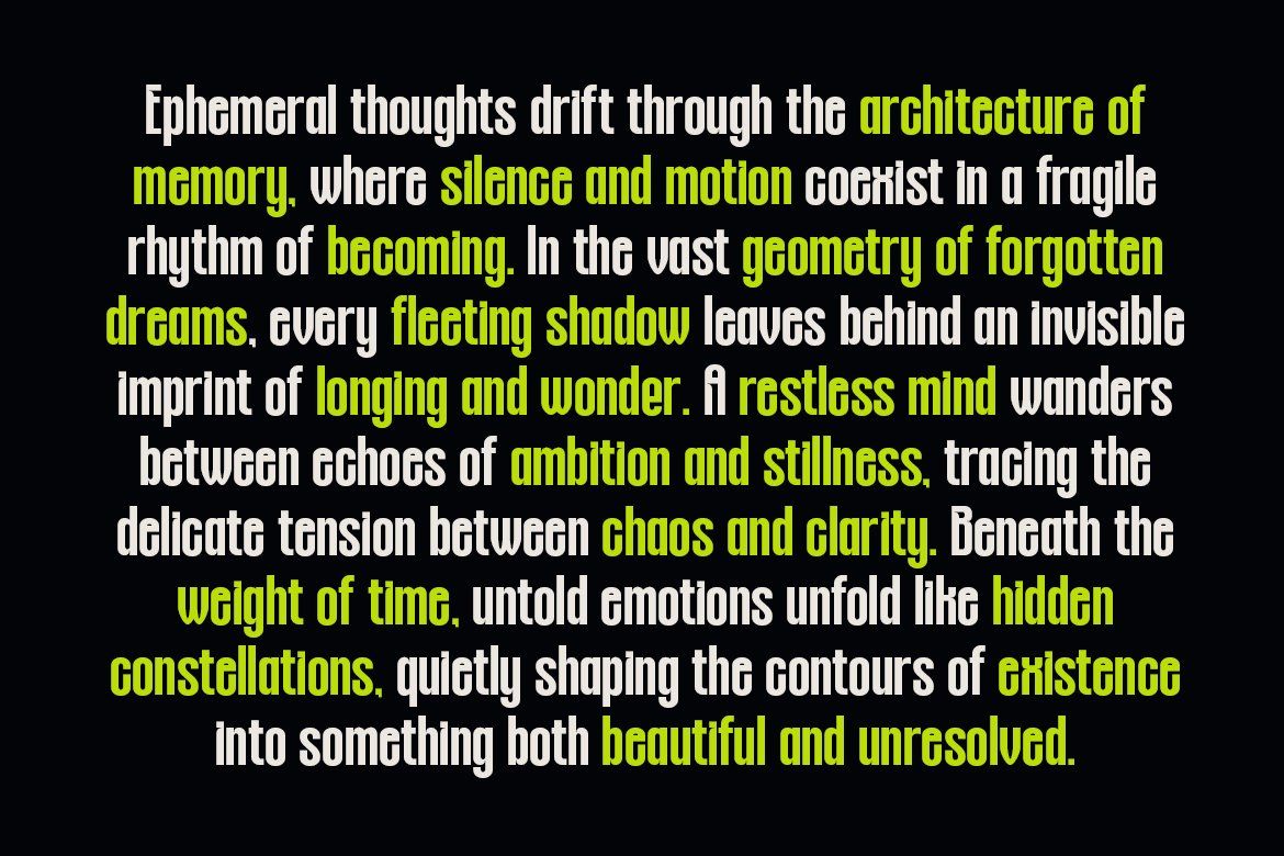 NEXORA - A Modern Condensed Display Font Family — image 10
