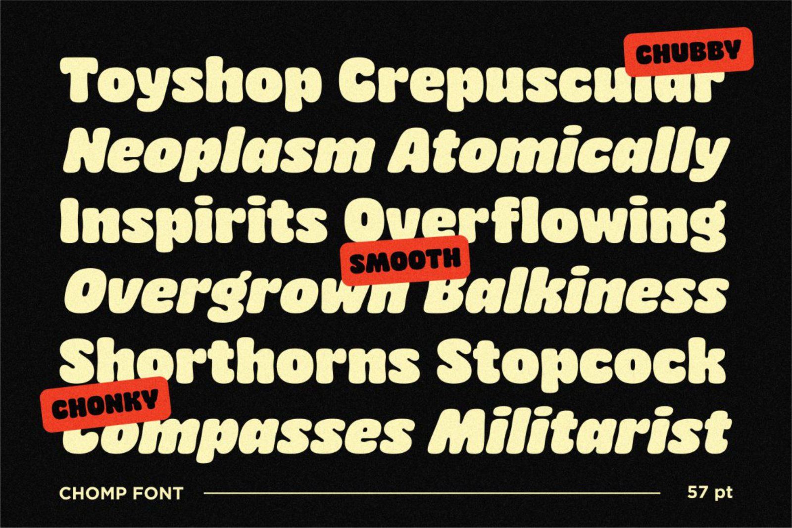 Chomp A Bold Chubby Font — image 10