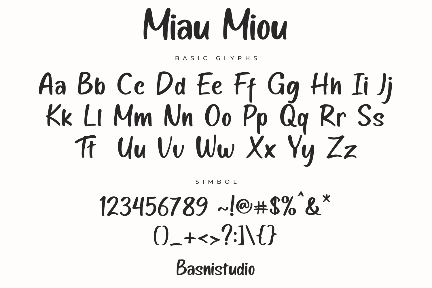 Miau Miou handwriting Font — image 10