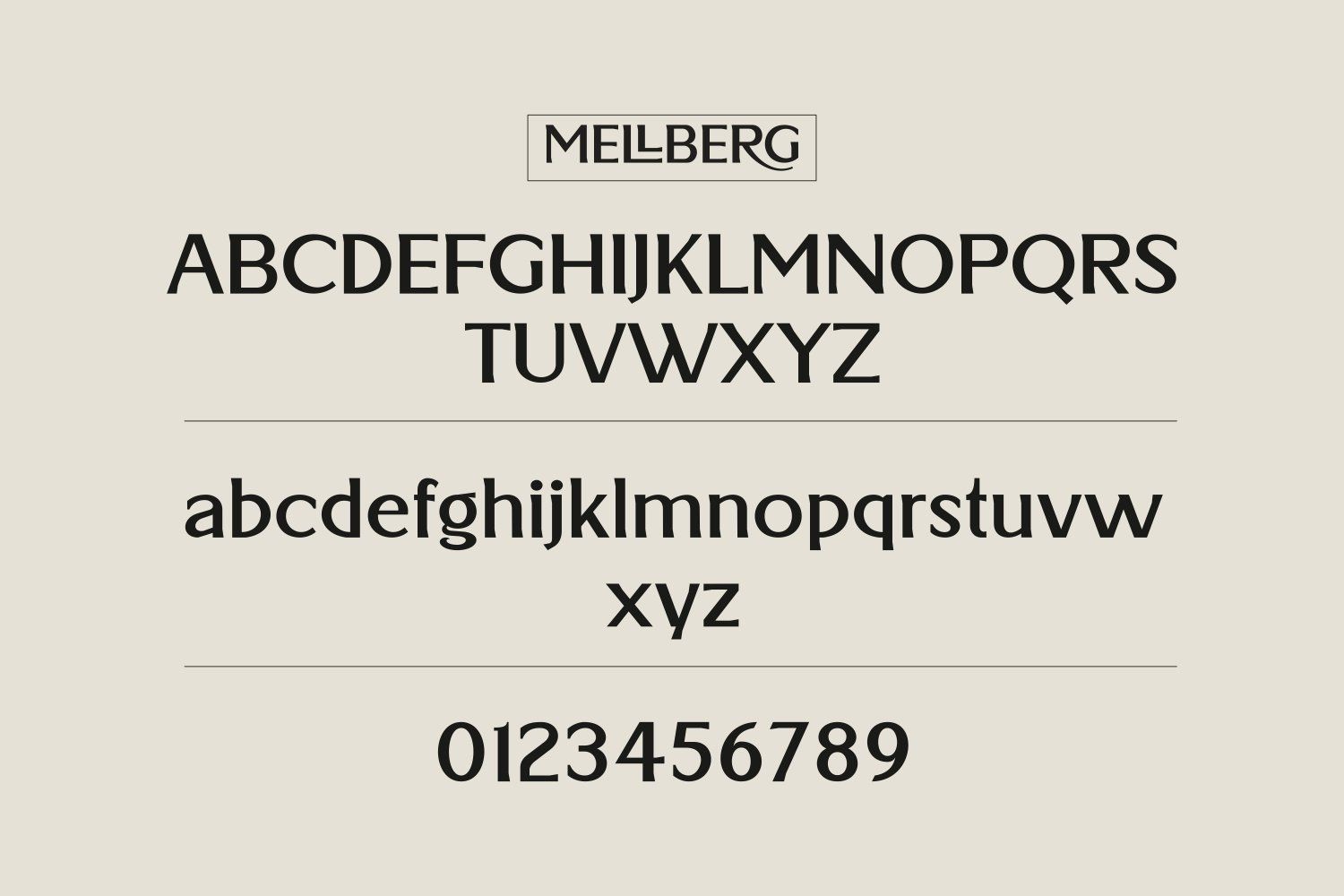 Mellberg Family Font — image 10