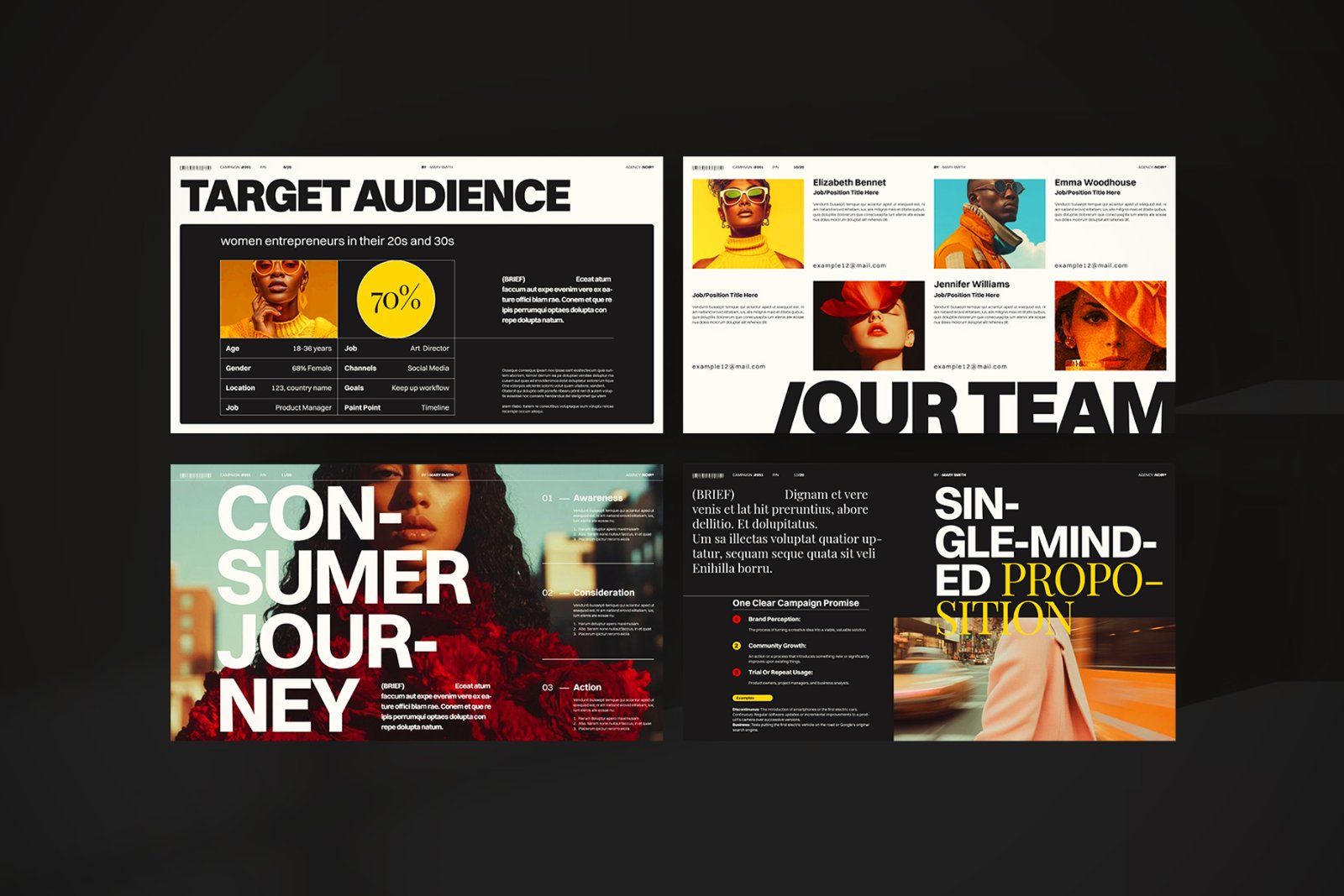 Creative Brief Campaign Presentation Template — image 11