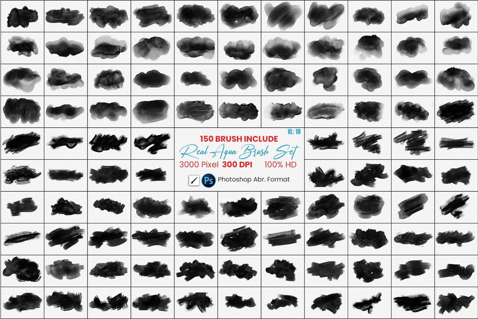 Realistic Watercolor Photoshop Brushes — image 1