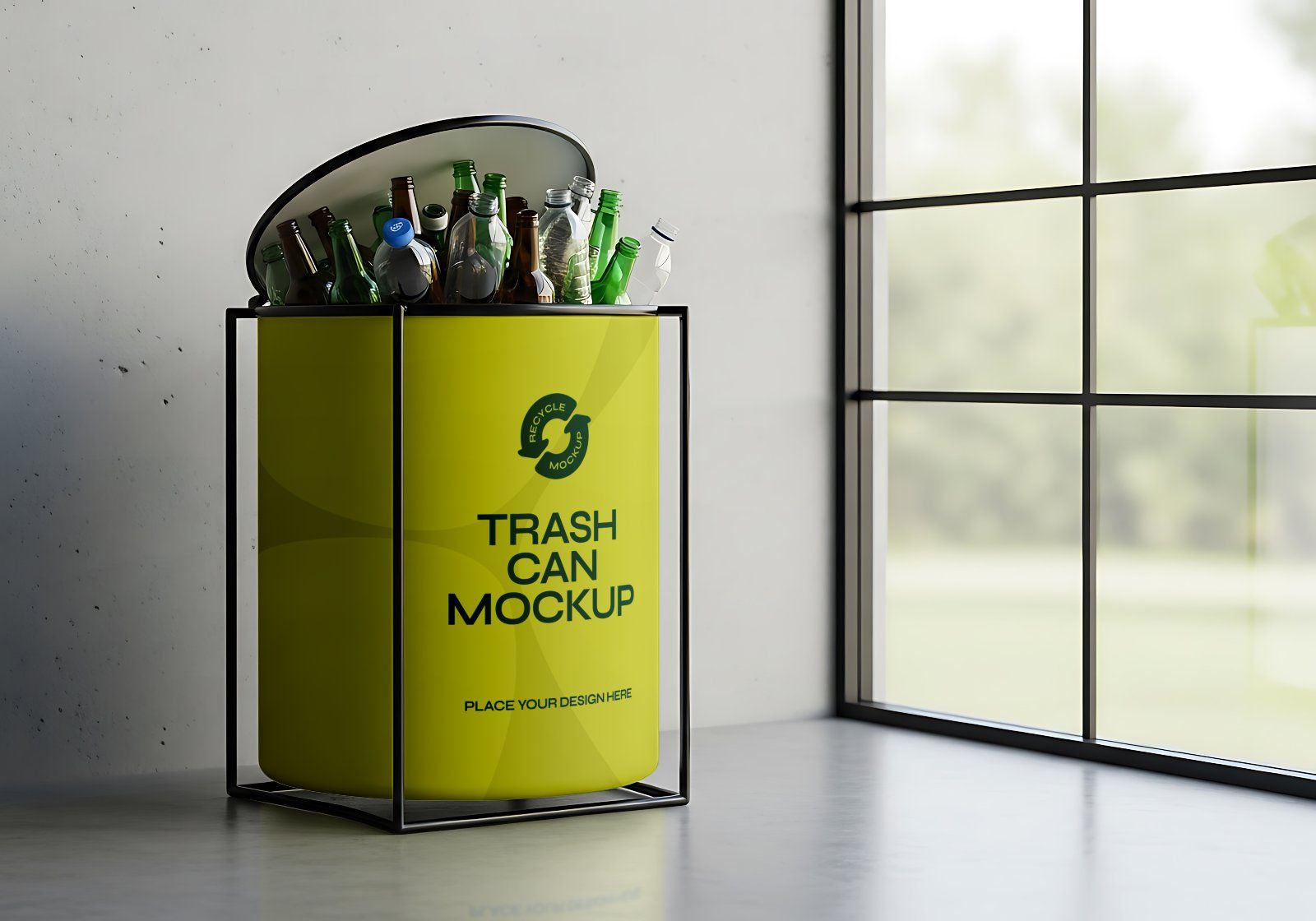 Premium Environmental Branding 15 PSD Mockups for Waste & Recycling Services — image 14