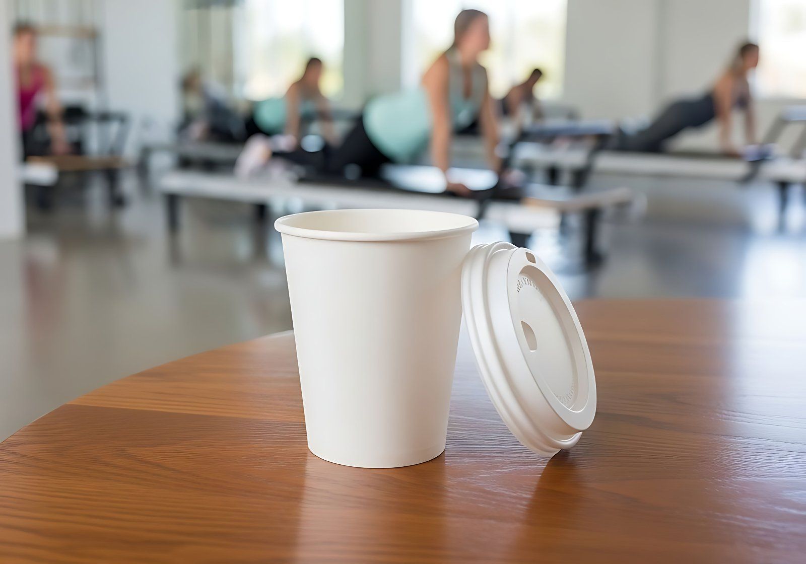 Paper Cup Mockup – Realistic PSD Template for Fitness & Wellness Branding — image 2