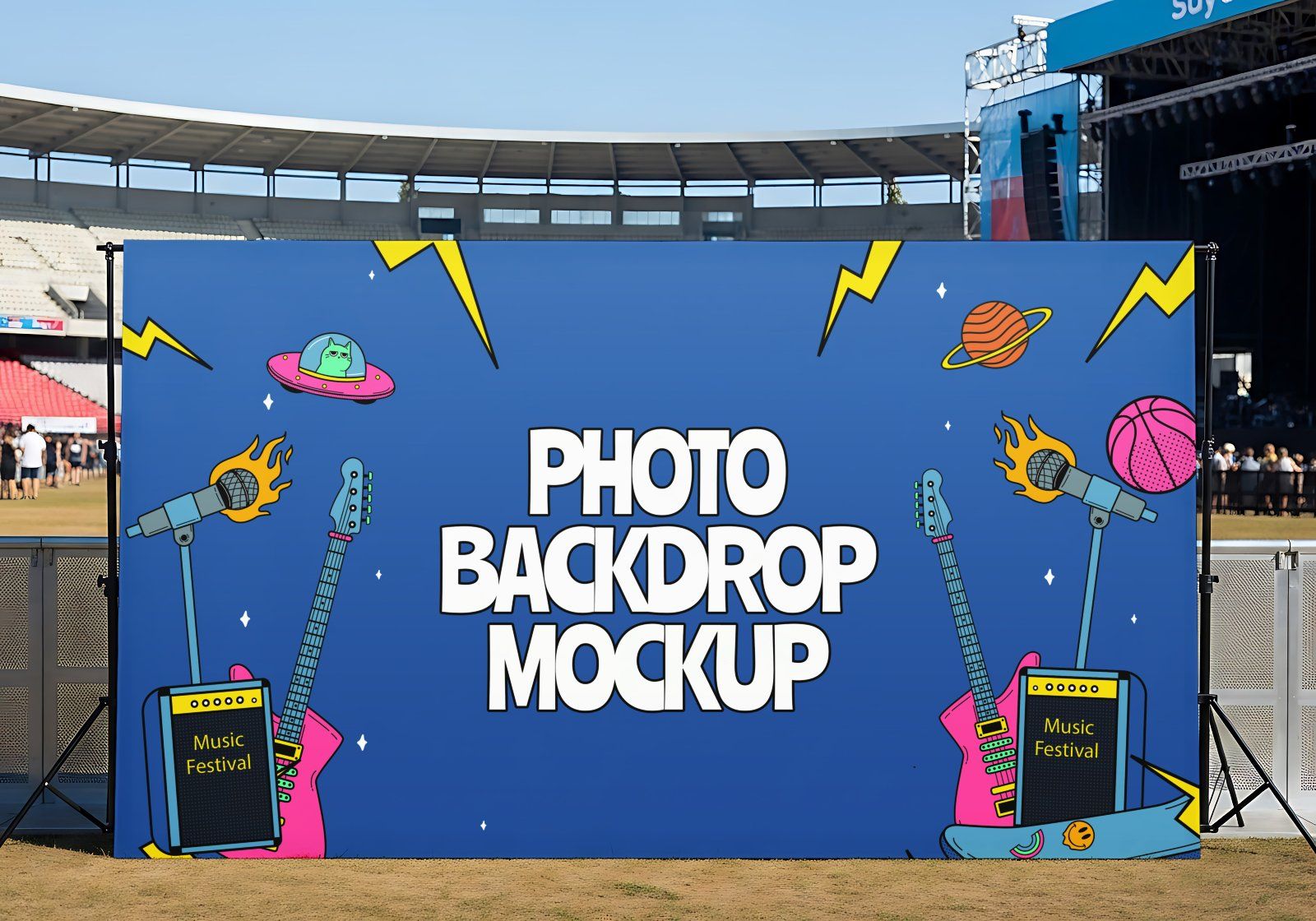 Music Fest Mockup Bundle - 15 PSD Templates for Event Branding & Festival Promotion — image 12