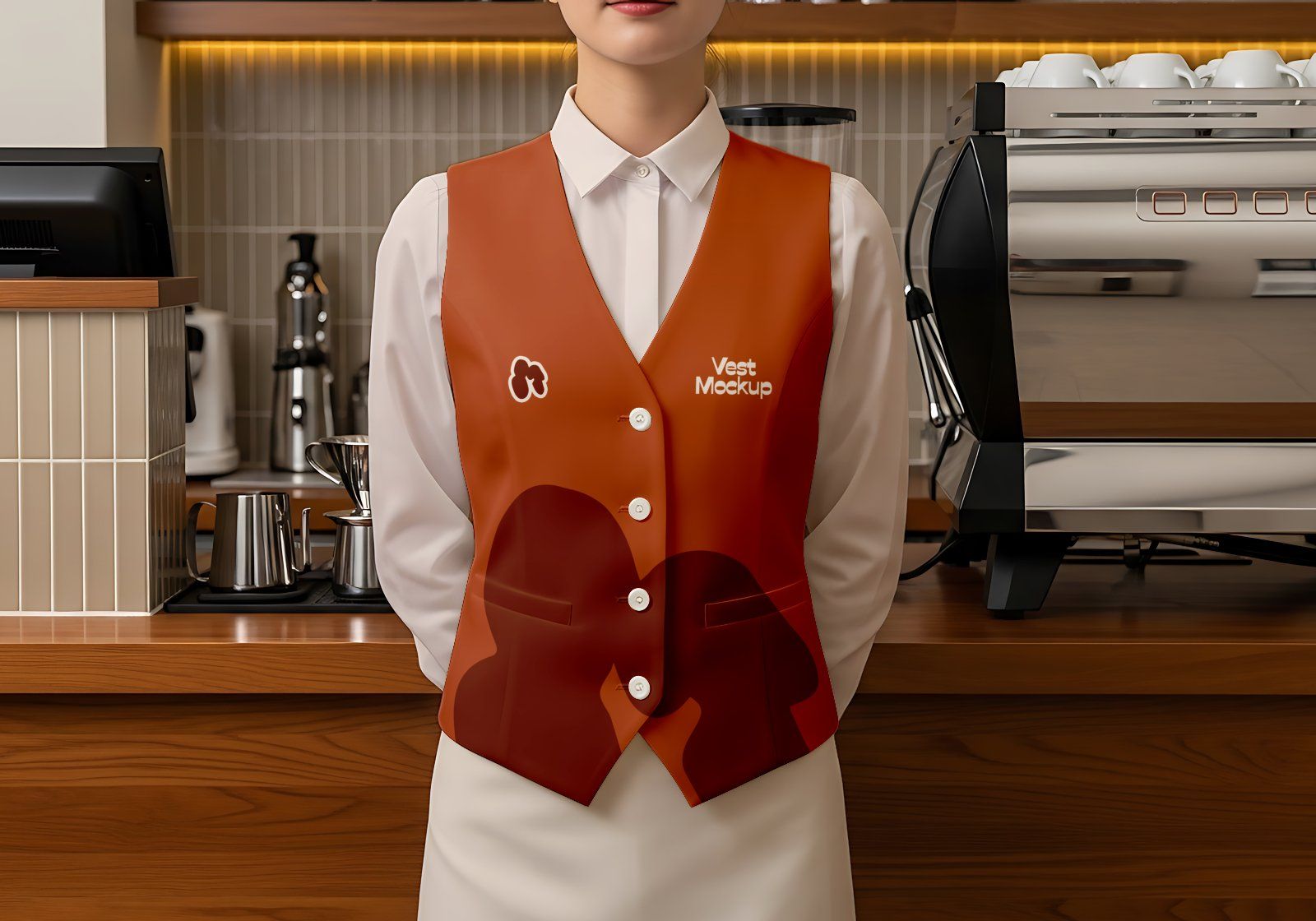 Premium Branding Brown Cafe Mockup — image 6