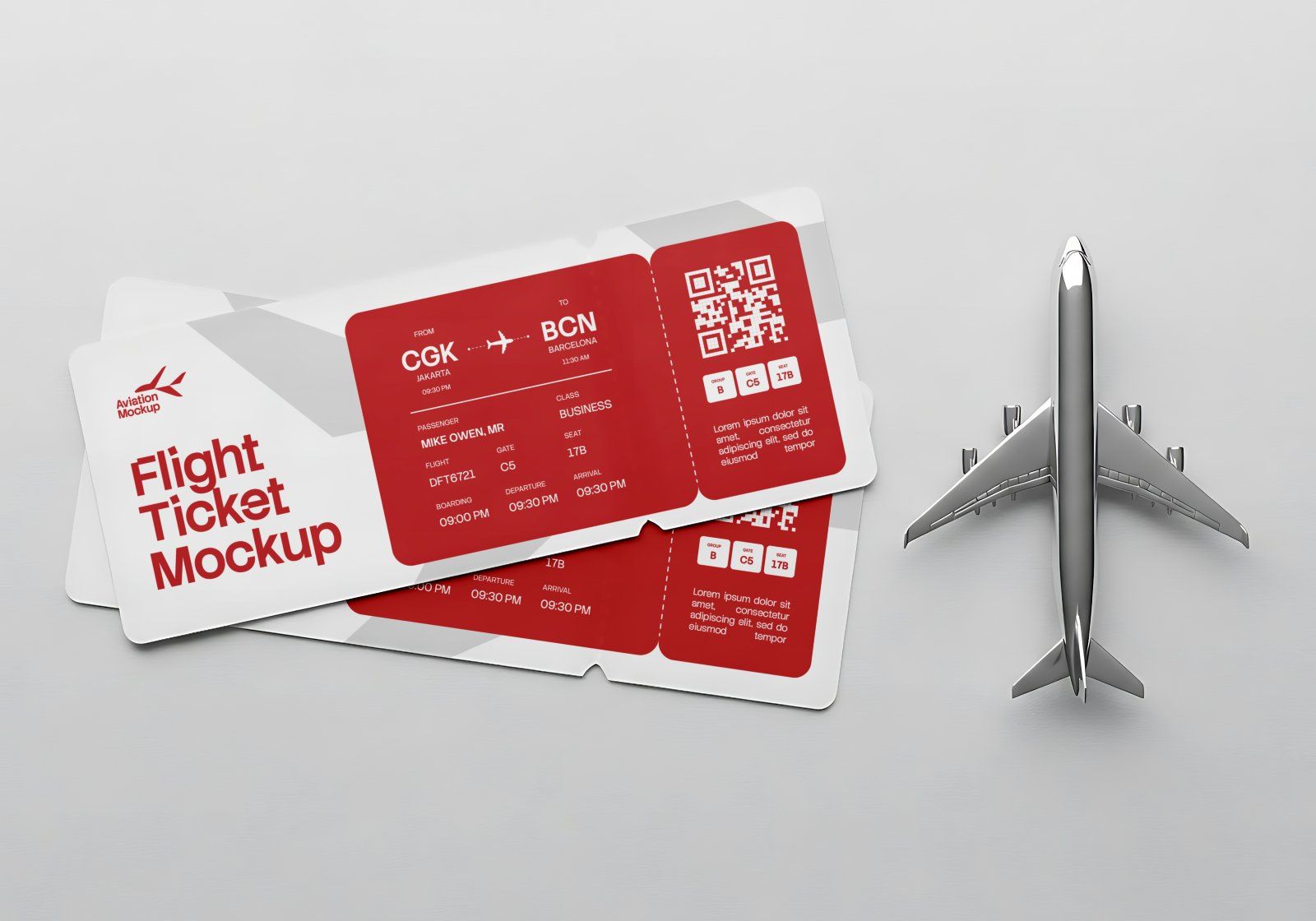 Premium Branding Aviation Mockup — image 8
