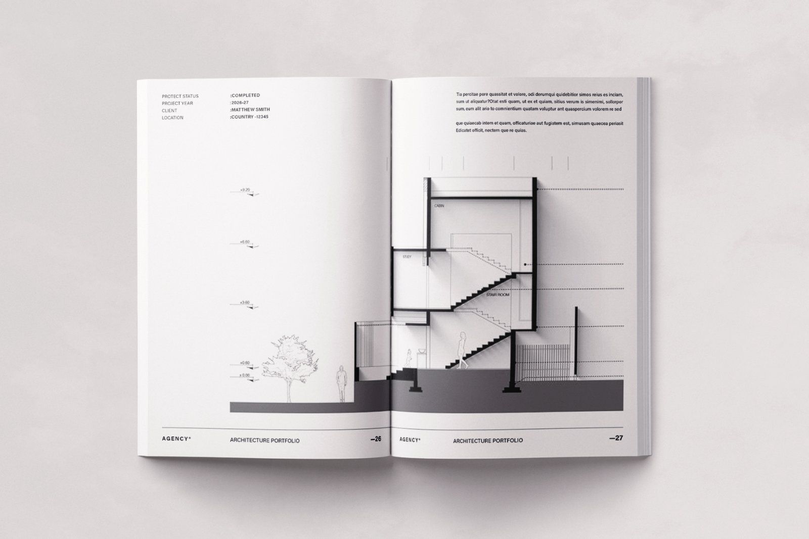 Architecture Sketch Design Portfolio Template — image 11