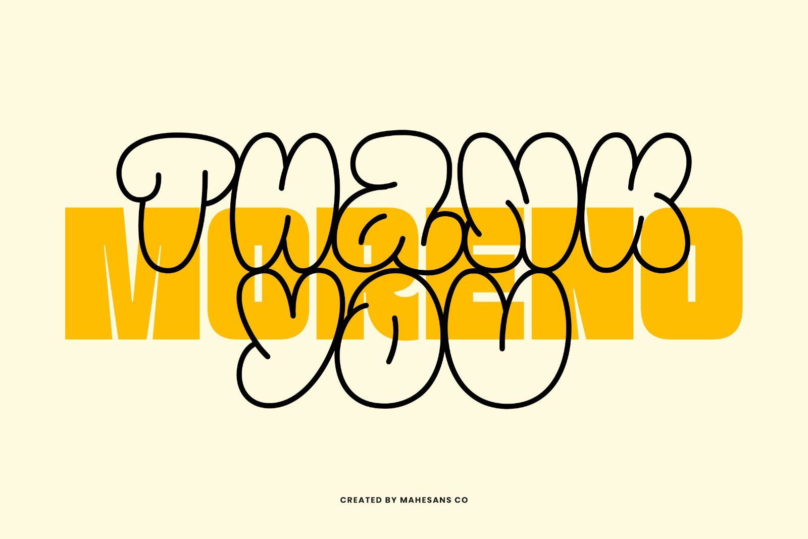 Moreno | Combination Display Font — image 11