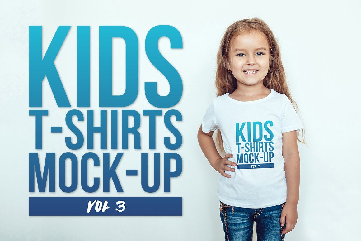 Kids T-Shirt Mock-Up Vol 3 — image 1