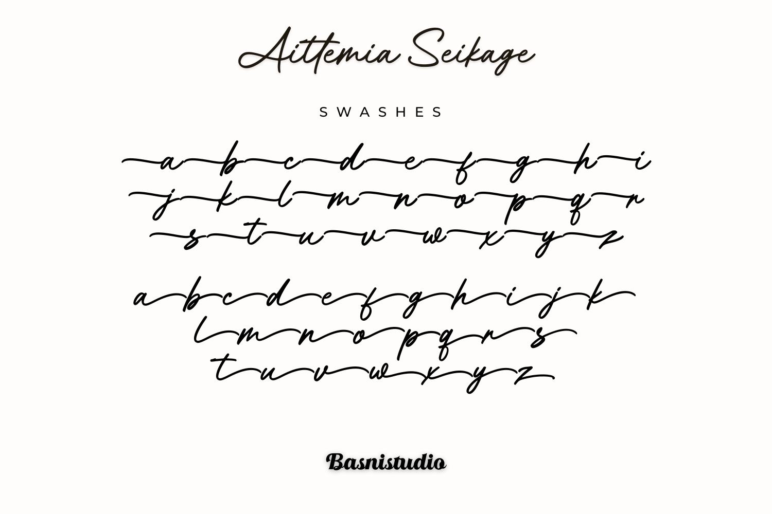 Aittemia Seikage Handwriting font — image 11
