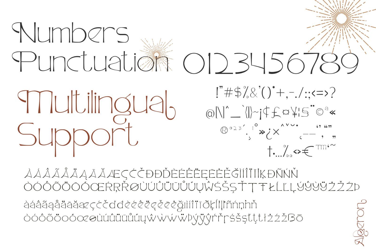 Algeron | Aesthetic Font — image 11