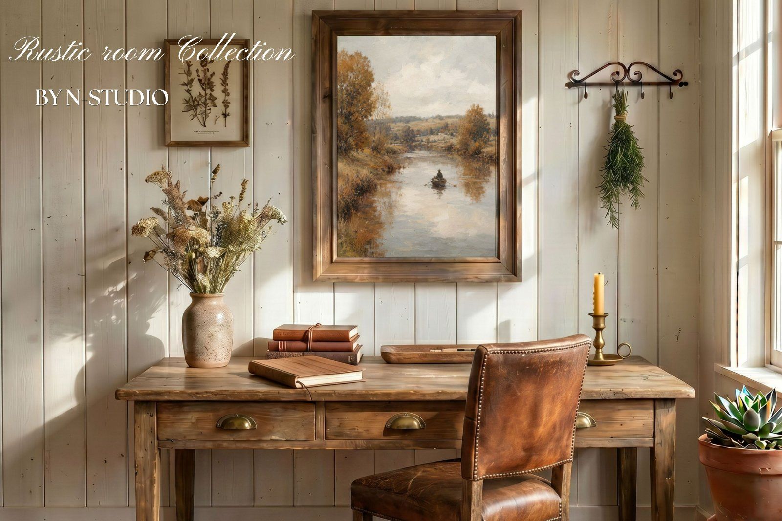 Rustic rooms Frame Mockup Bundle Collection — image 8