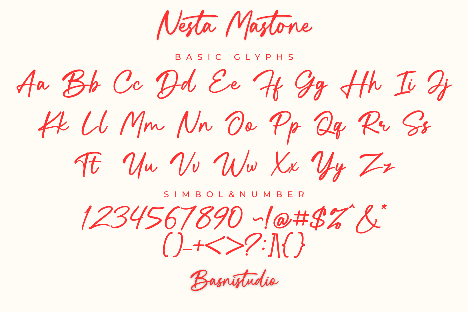 Nesta Mastone Handwriting Font — image 11