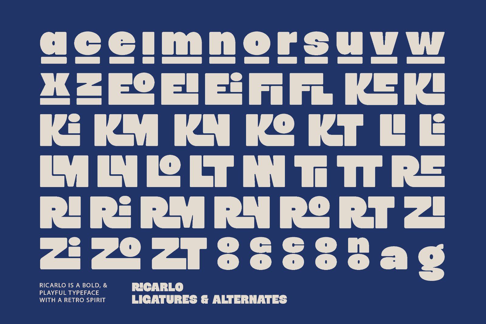 Ricarlo - Retro Bold Font — image 11