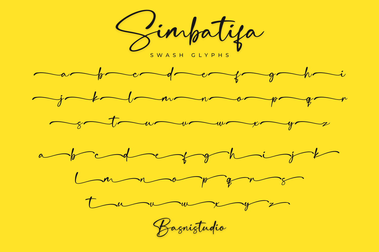 Simbatifa Handwiting Font — image 11