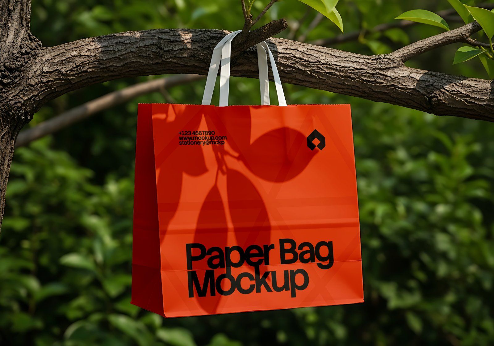 Nature Branding Kit Mockup Bundle – Stationery, Tote Bag, Book & Phone Screen PSD Mockups — image 6