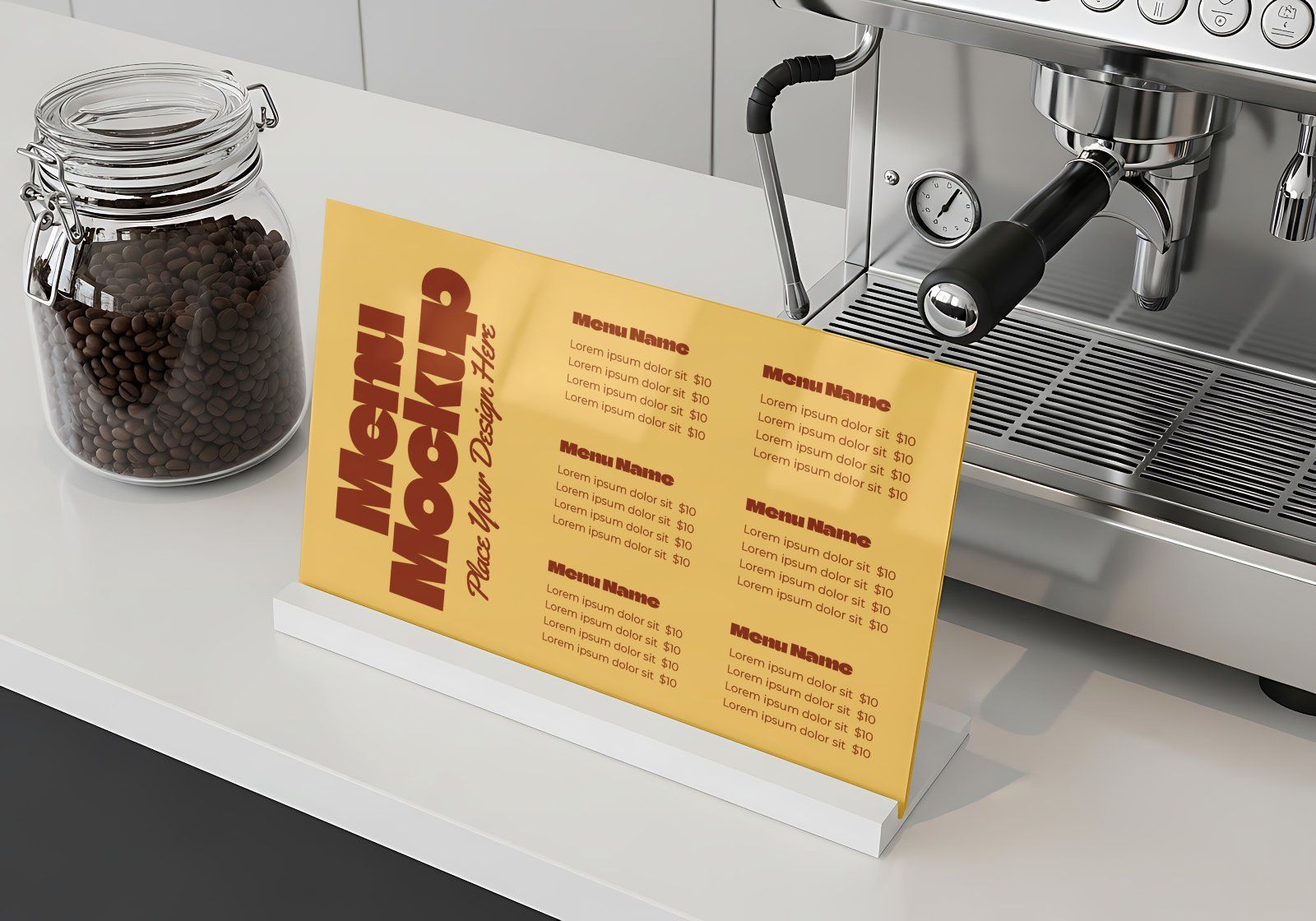 Coffee Shop & Fast Food Mockup Bundle – Restaurant Branding PSD Collection — image 9