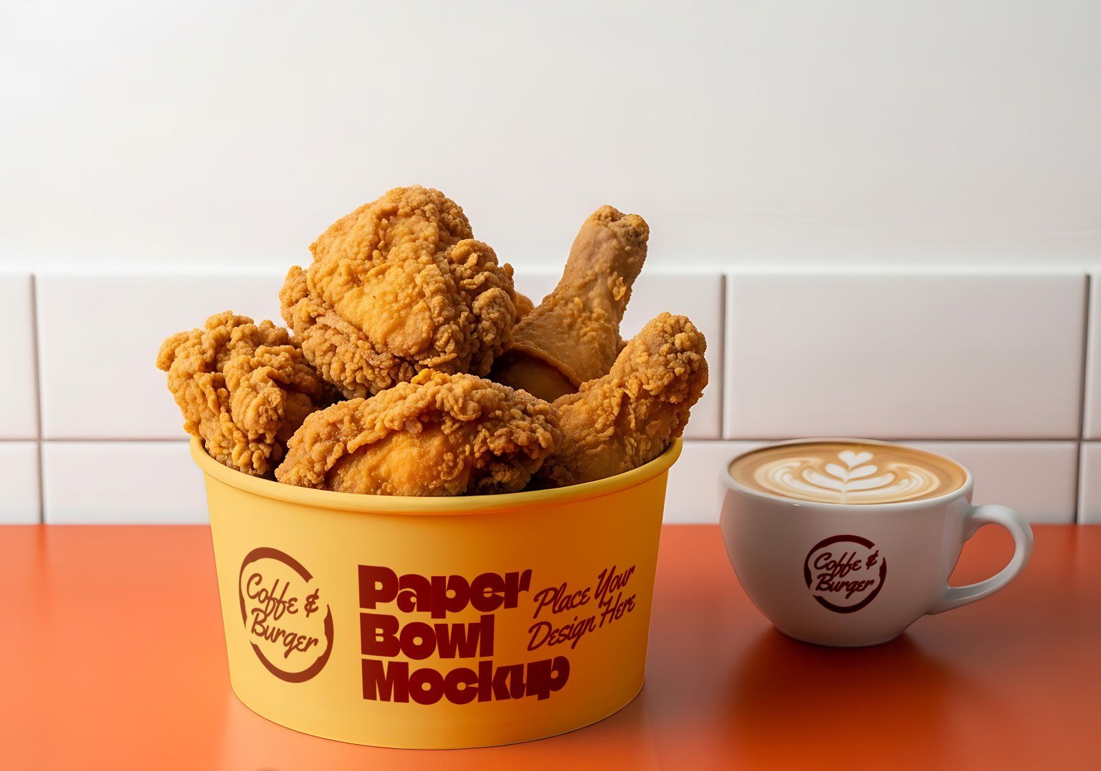Coffee Shop & Fast Food Mockup Bundle – Restaurant Branding PSD Collection — image 6