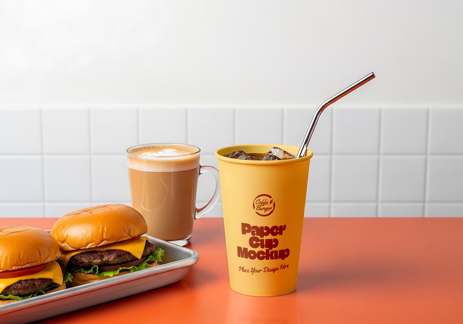 Coffee Shop & Fast Food Mockup Bundle – Restaurant Branding PSD Collection — image 10