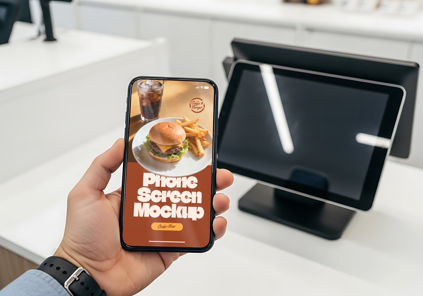 Coffee Shop & Fast Food Mockup Bundle – Restaurant Branding PSD Collection — image 12