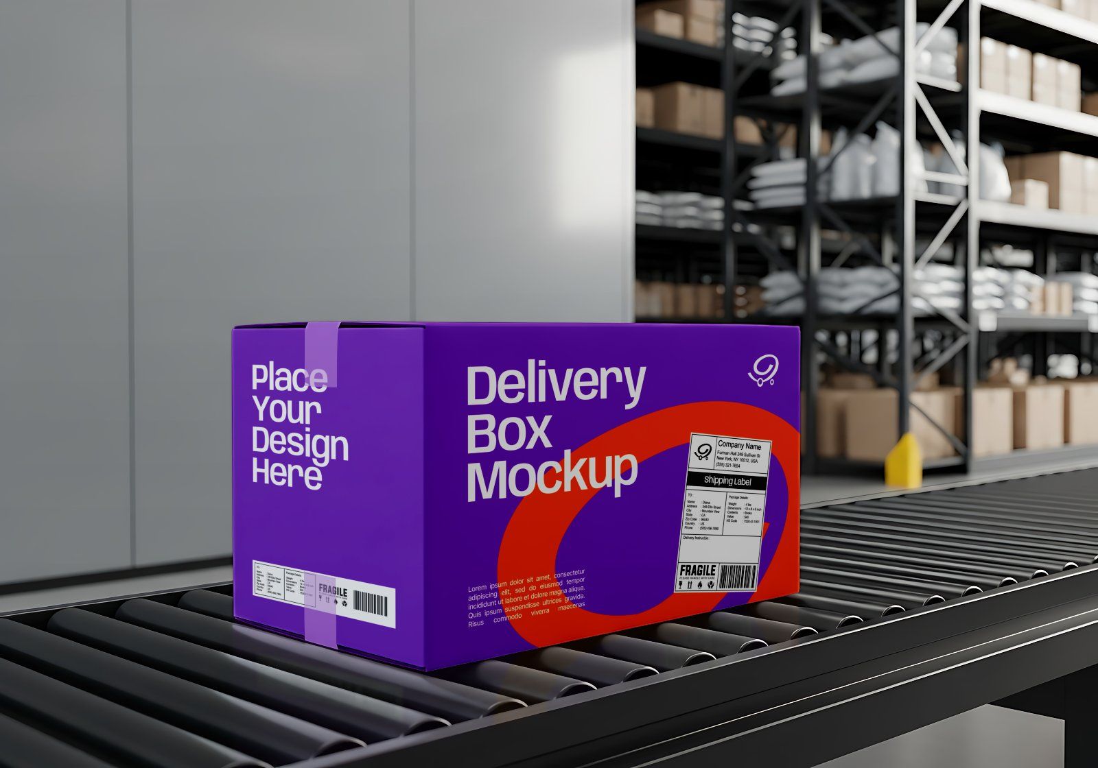 Premium E Commerce Warehouse Mockup — image 9