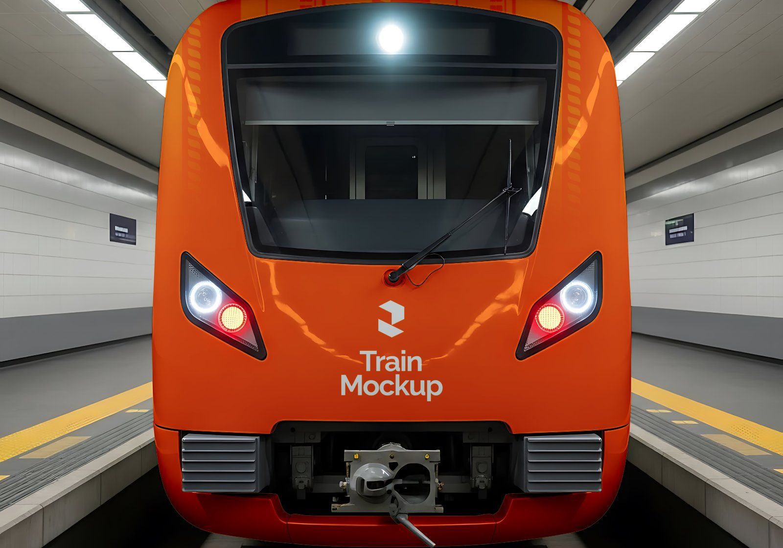 Premium Branding Electric Train Mockup — image 7