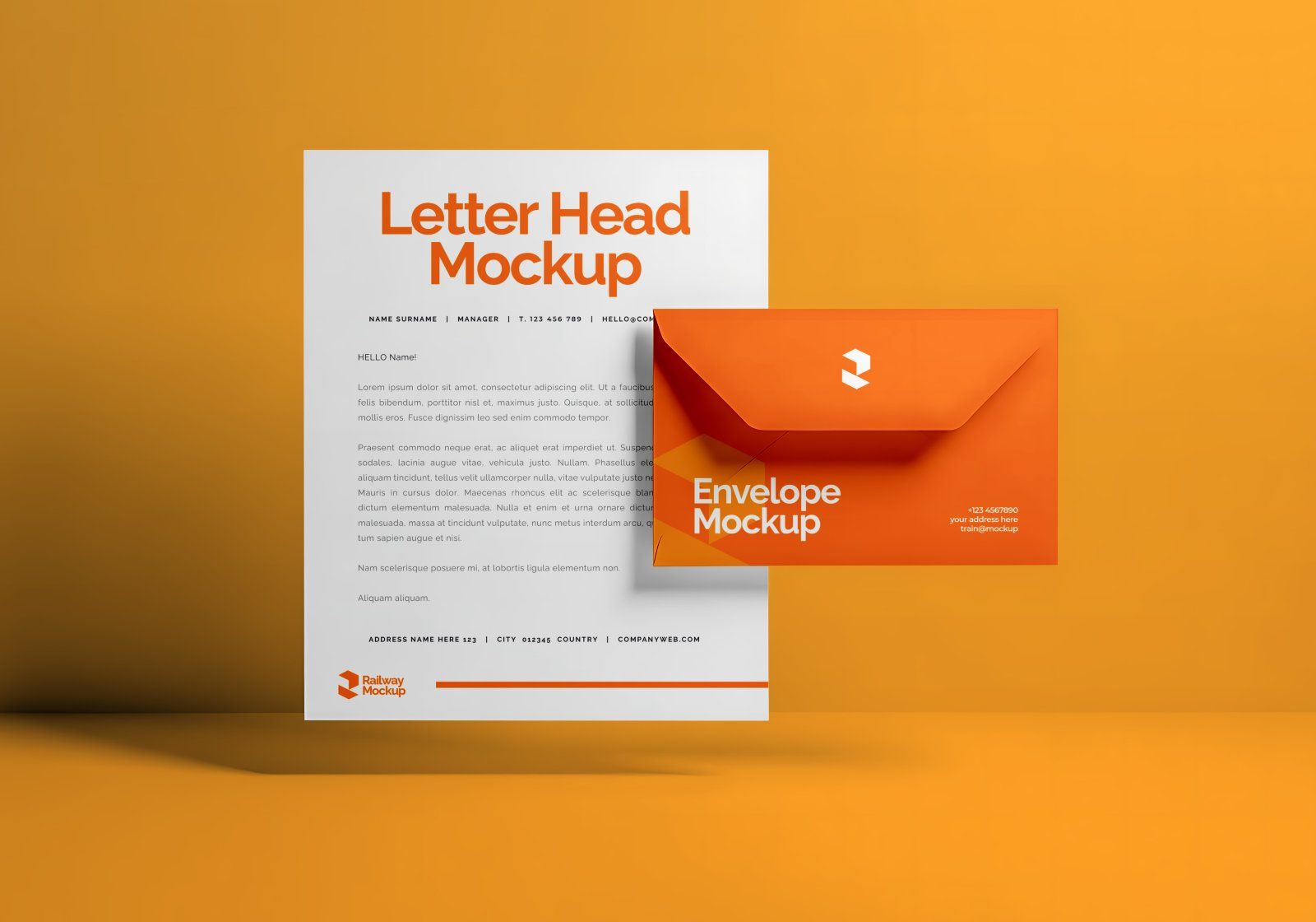Premium Branding Electric Train Mockup — image 10