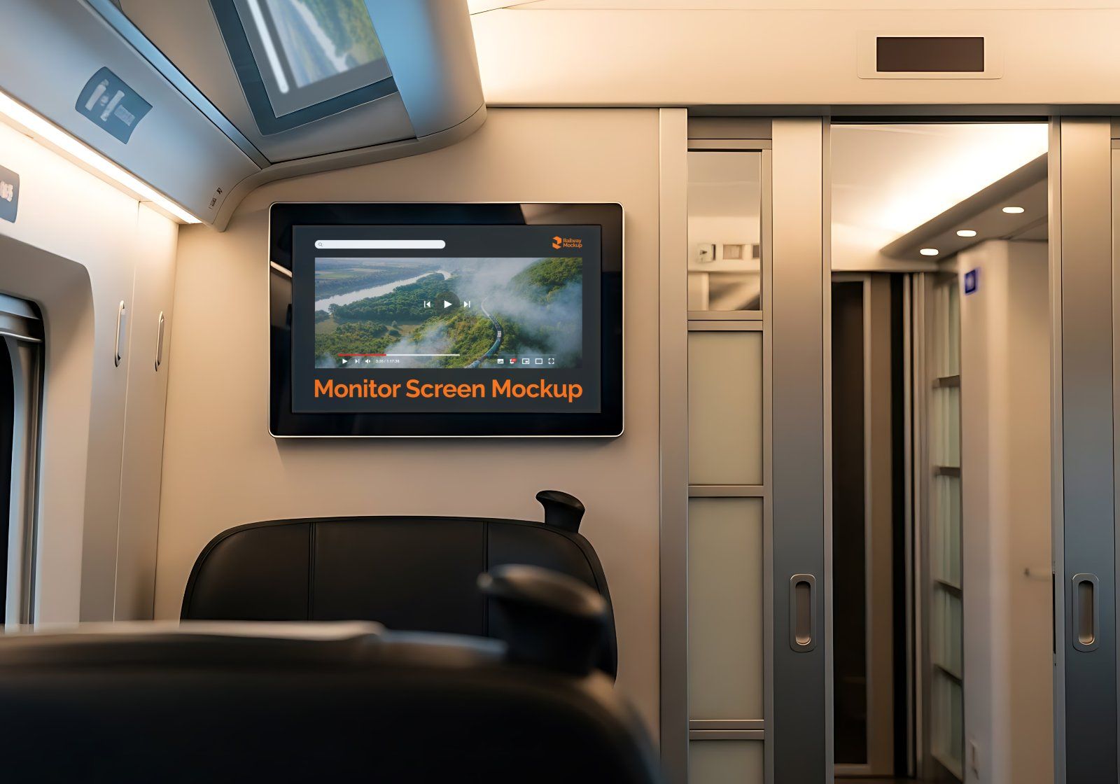 Premium Branding Electric Train Mockup — image 15
