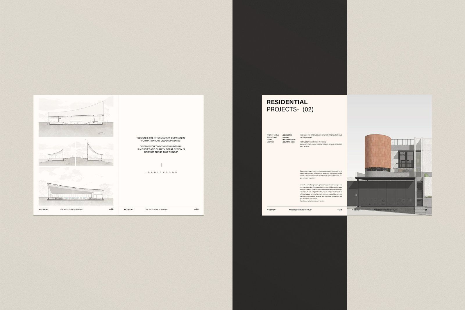 Architecture Sketch Design Portfolio Template — image 12