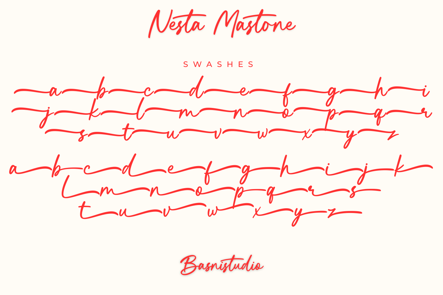 Nesta Mastone Handwriting Font — image 12