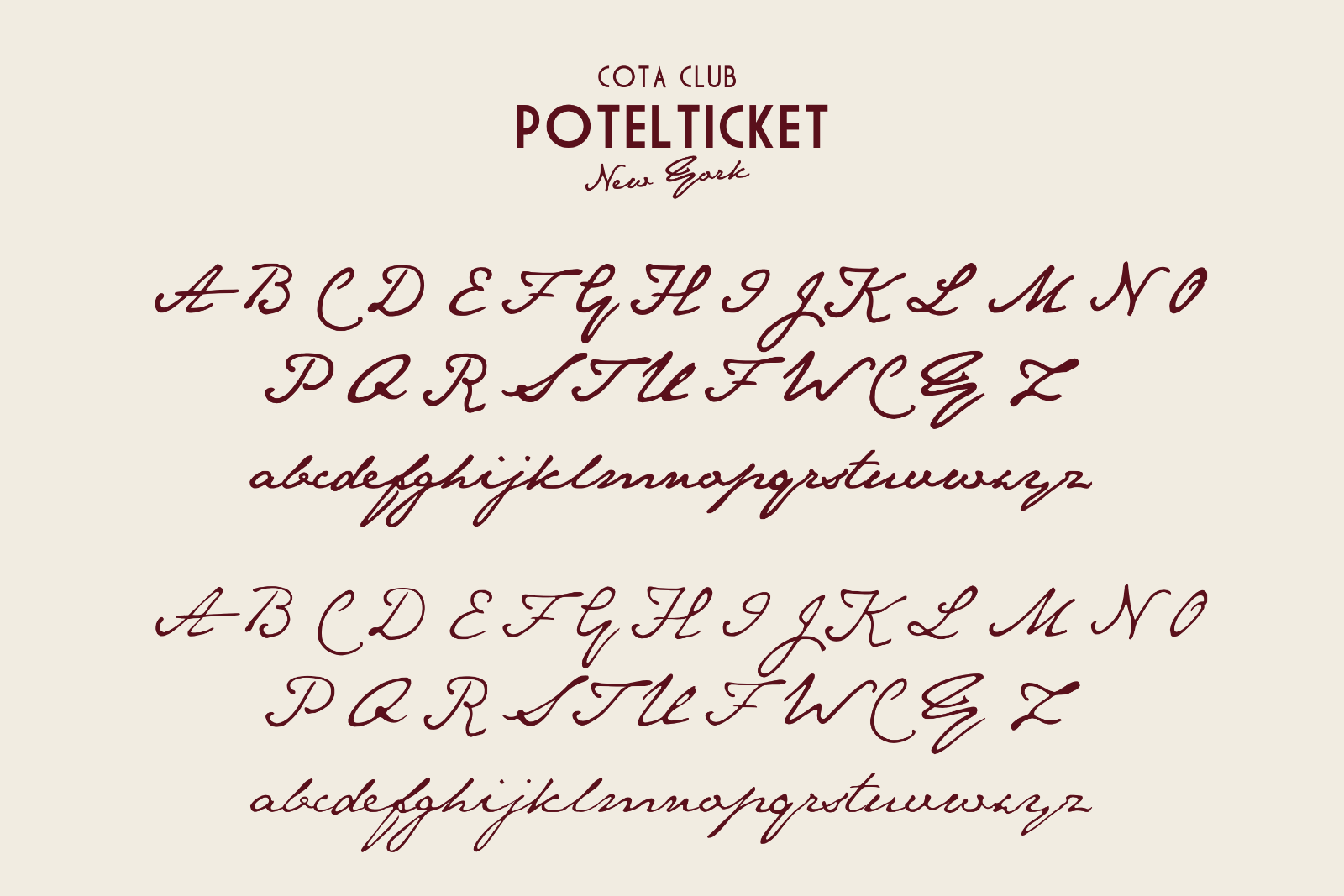 Cotaclub Potelticket Font Duo — image 12