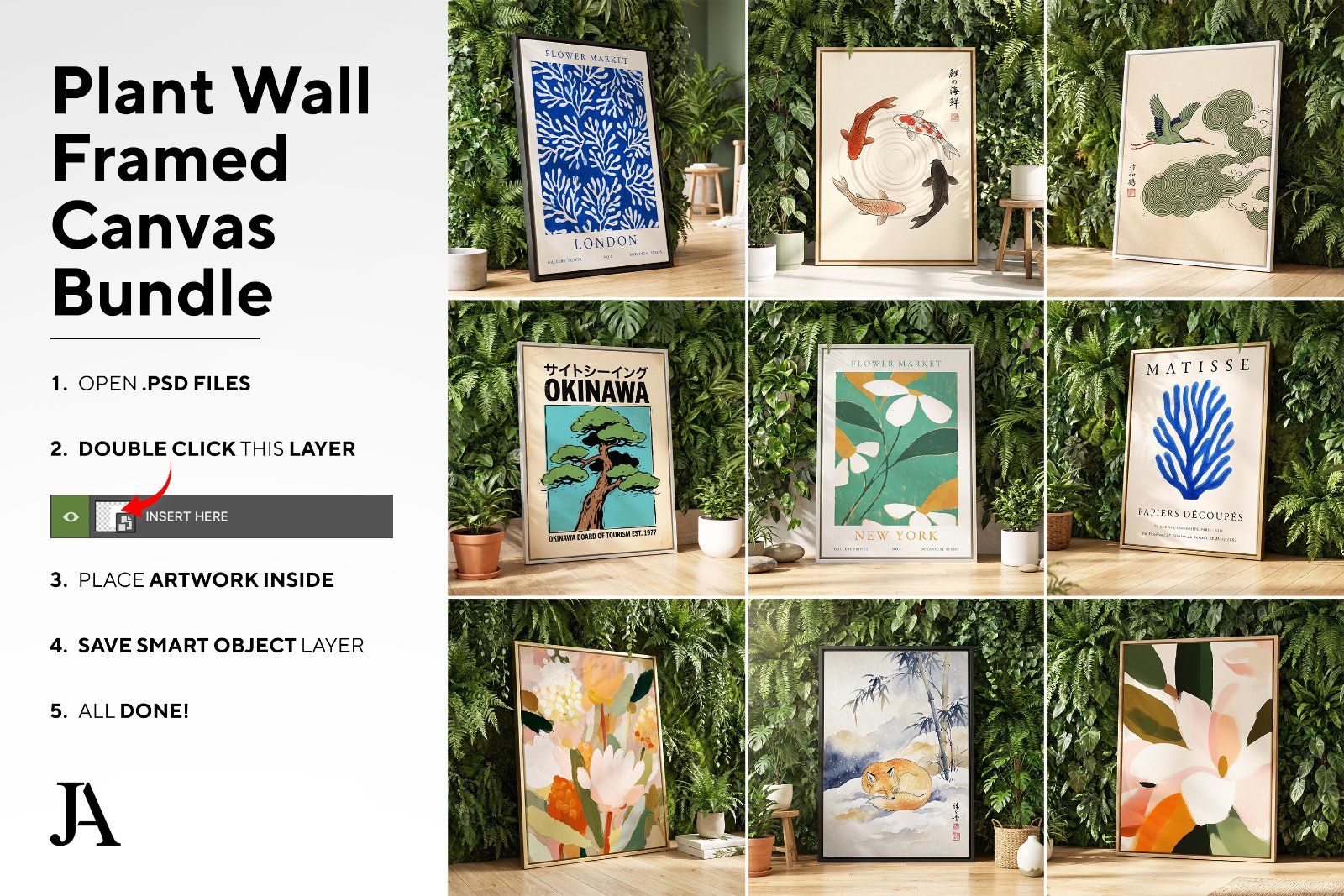 Bundle - Planted Wall Framed Canvas — image 13