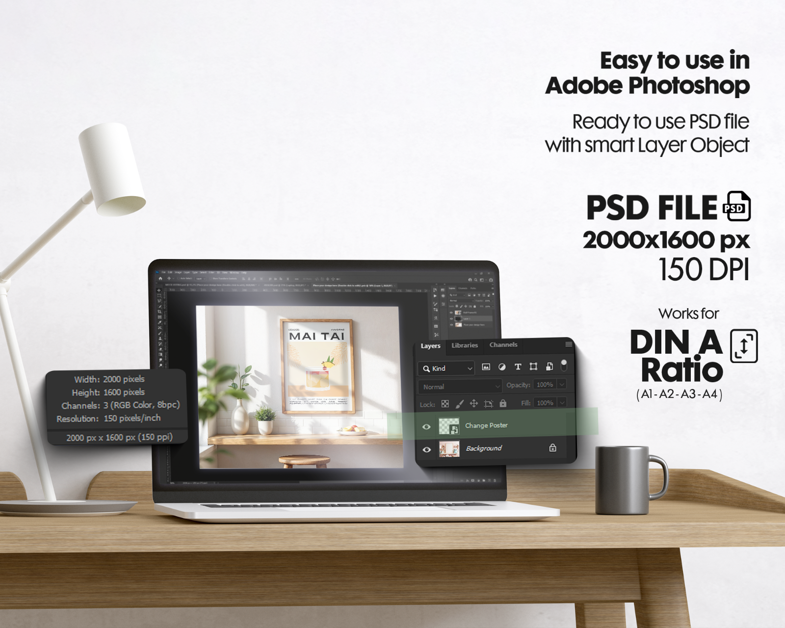35 Kitchen Frames Mockup PSD Bundle — image 8