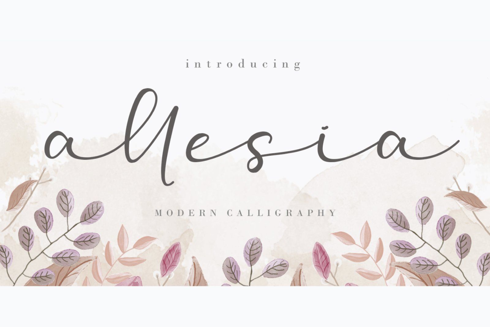 Allesia gorgeous handwritten font wedding font — image 1